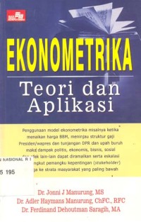 Image of Ekonometrika: Teori dan Aplikasi