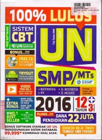 Image of Seratus Persen Lulus UN SMP/MTs th. 2016