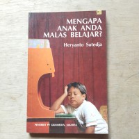 Image of Mengapa Anak Anda Malas Belajar