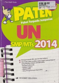 Image of Paten Paket Terpadu Jempolan UN SMP/MTs 2014