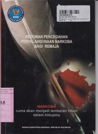 Image of Pedoman Pencegahan Penyalahgunaan Narkoba Bagi Remaja