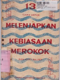 Image of Tigabelas Tjara untuk Melenjapkan Kebiasaan Merokok