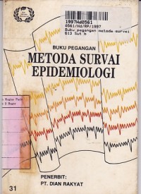 Image of Buku Pegangan Metoda Survai Epidemiologi