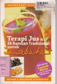 Image of Terapi Jus dan 38 Ramuan Tradisional untuk Diabetes