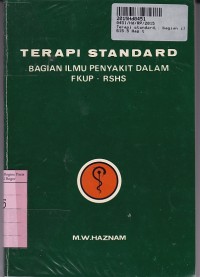 Image of Terapi Standard: Bagian Ilmu Penyakit Dalam