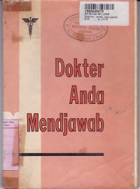 Image of Dokter Anda Mendjawab