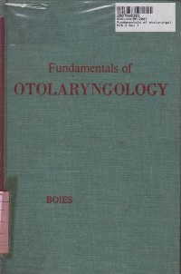 Image of Fundamentals of Otolaryngology