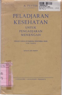 Image of Pelajaran Kesehatan: Untuk Pengajdaran Menengah