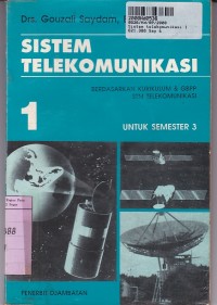 Image of Sistem Telekomunikasi: untuk Sem. 3  [Jilid 1]
