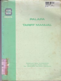Image of Palapa Tarif Manual