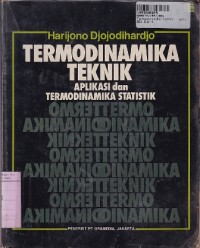 Image of Termodinamika Teknik: Aplikasi dan Termodinamika Statistik