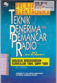 Image of Pelajaran Elektronika Teknik Penerima dan Pemancar Radio