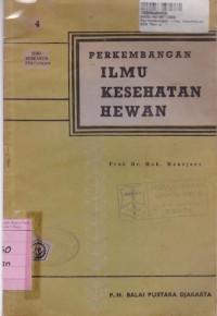 Image of Perkembangan Ilmu Kesehatan Hewan