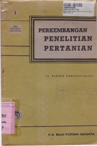 Image of Perkembangan Penelitian Pertanian