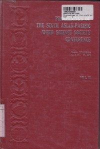 Image of Proceedings of The Sixth Asian-Pasific Weed Science Society Conference [Vol. 2]