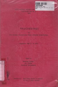 Image of Weed Science Society of Indonesia Contribution No. 2 [1979]: Procedings of the second Indonesian Weed Science Conference