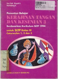 Image of Panduan Belajar: Kerajinan Tangan & Kesehatan [Jilid 3]: untuk SLTP Kls. III Cawu 1,2 & 3 [Kur. SLTP th. 1994]