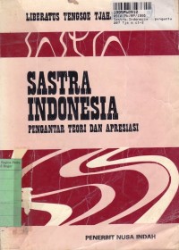 Image of Sastra Indonesia: Pengantar Teori dan Apresiasi