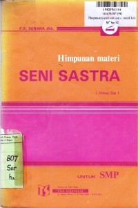 Image of Himpunan Materi Seni Sastra [Himat Sas - Jilid 2]: untuk SMP Kls. II