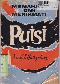 Image of Memahami dan Menikmati Puisi