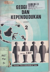 Image of Geografi dan Kependudukan [Jilid 2]: untuk SMP Sem. 3 & 4