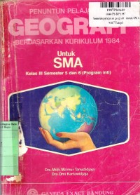 Image of Penuntun Pelajaran Geografi: untuk SMA Kls. III Sem 5 & 6  Program Inti [Kur. th. 1984]