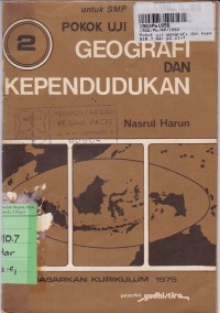 Image of Pokok Uji Geografi & Kependudukan [3]: untuk SMP Kls. III [Kur. SMP th. 1975]