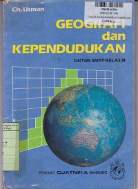 Image of Geografi dan Kependudukan [Jilid 3]: untuk SMTP Kls. III