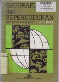 Image of Geografi dan Kependudukan [2]: untuk SMTA Kelas II dan III