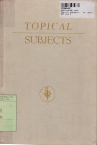 Image of Topical Subjects: An Illustrated Reader on Countries and Peoples & Post...