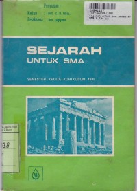 Image of IPS Sejarah untuk SMA Sem. 2 - Jurusan IPS [Kur. 1975]