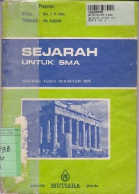 Image of Seri IPS: Sejarah untuk SMA [Jurusan IPS Sem. 2, Kur. th. 1975]