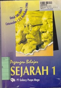 Image of Pegangan Belajar Sejarah [Jilid 1]: untuk SMU Kls. I Cawu 1, 2, 3  [Kur. th. 1994]