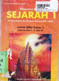 Image of Penuntun Belajar Sejarah [Nasional & Umum - Jilid 1]:  untuk SMU Kls. I Cawu 1, 2 & 3 [Kur. Baru GBPP th. 1994]
