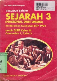 Image of Penuntun Belajar Sejarah [Nasinal & Umum - Jilid 3]:  untuk SLTP Kls. III Cawu 1, 2 & 3 [Berdasarkan Kur. SLTP th.  1994]