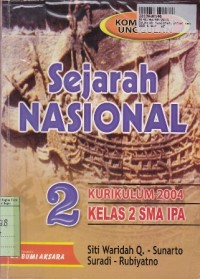 Image of Sejarah Nasional [Jilid 2]: untuk SMA Kelas II Jurusan IPA [Kompetensi Unggulan]