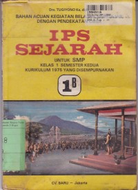 Image of IPS Sejarah: Untuk SMP Kelas 1 Semester 2