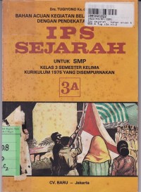 Image of IPS Sejarah: Bahan Acuan Kegiatan Belajar Mengajar