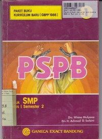 Image of PSPB [Jilid 1]: untuk SMP Kls. I Sem. 2 Kur. Baru [GBPP th. 1986]