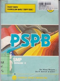 Image of PSPB [Jilid 2]: untuk SMP Kls. II Sem. 4 Kur. Baru [GBPP th. 1986]