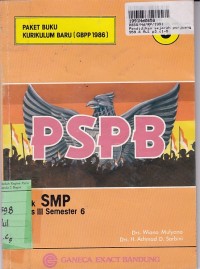 Image of PSPB [Jilid 3]: untuk SMP Kls. III Sem. 6 Kur.  Baru [GBPP th. 1986]