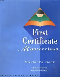 Image of First Certificate Masterclass [Student's Book]