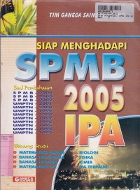 Image of Siap Menghadapi SPMB - IPA 2005