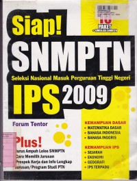 Image of Siap! SNMPTN IPS 2009