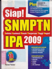 Image of Siap! SNMPTN IPA 2009