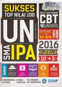 Image of Sukses Top Nilai 100 UN SMA IPA 2016