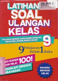 Image of Latihan Soal Ulangan Kls. IX