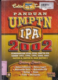 Image of Panduan UMPTN IPA 2002