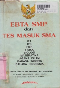 Image of Ebta SMP dan Tes Masuk SMA
