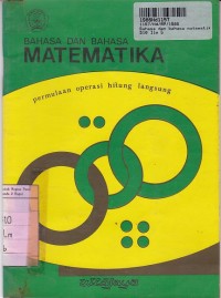 Image of Bahasa & Bahasa Matematika Permulaan Operasi Hitung Langsung